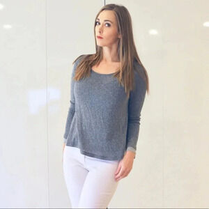 Three Dots side slit sweater